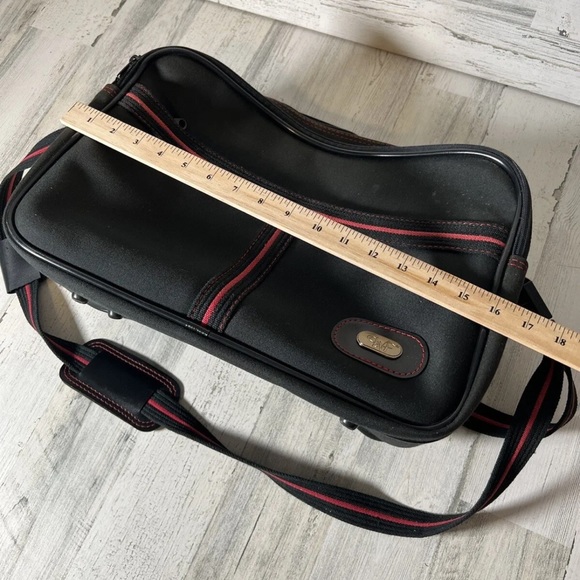 Diane von Furstenburg DVF Carry On Weekender Overnight Luggage Bag Black - Picture 6 of 6